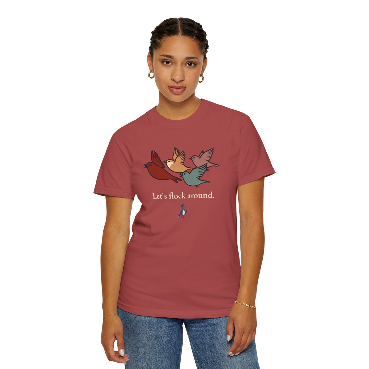 Let's flock around, worn
