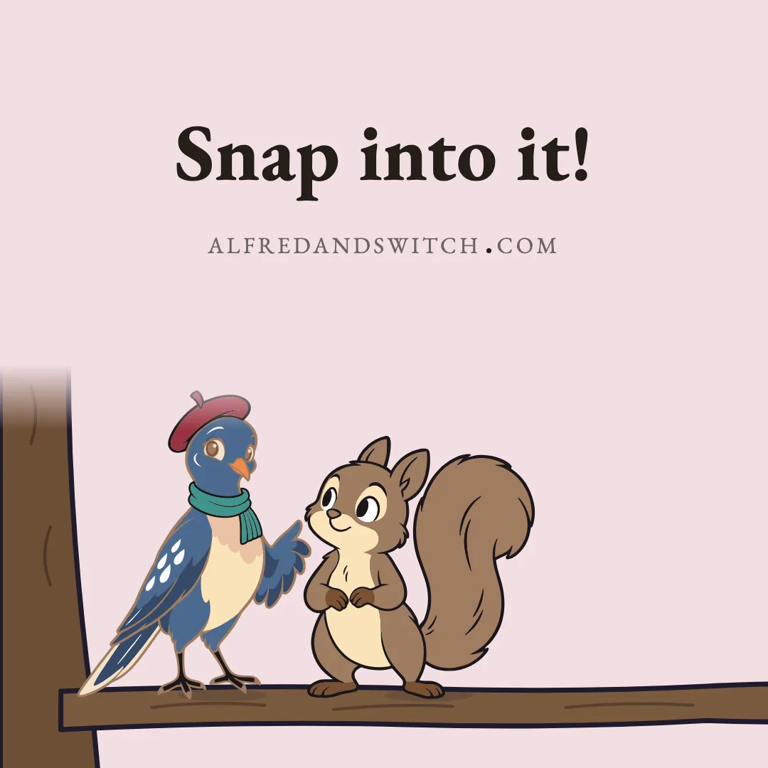 Snap into it!